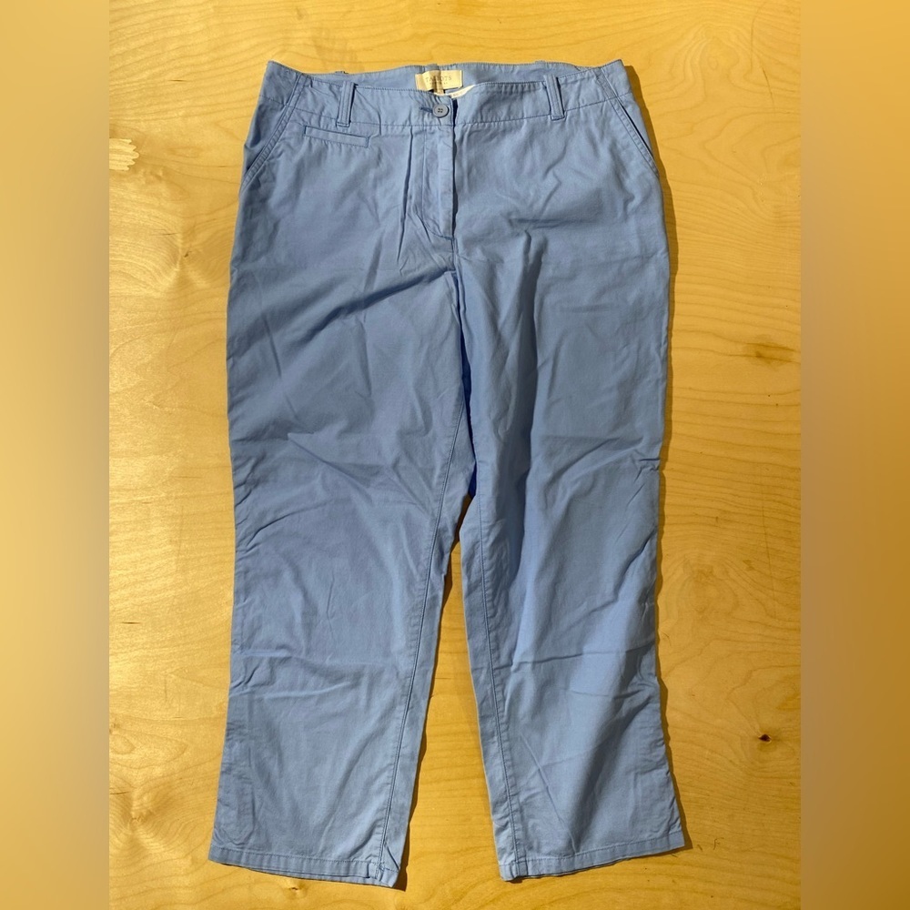 Talbots Heritage Blue Ankle Pants 12P (PY)